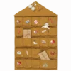 Adventskalender med fickor 1-24 - Nostalgi