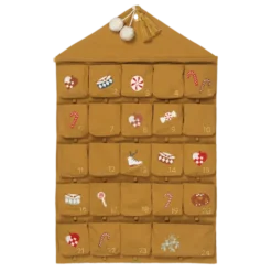 Adventskalender med fickor 1-24 - Nostalgi