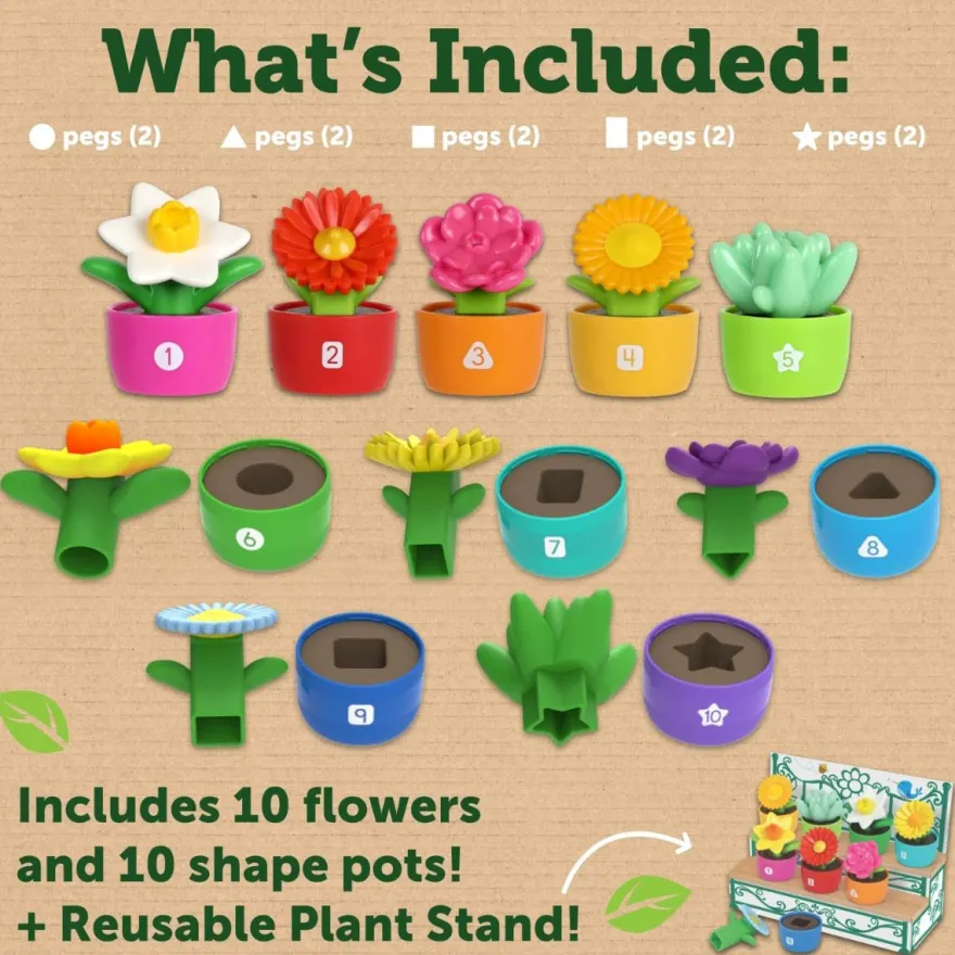Aktivitetspaket med blommor