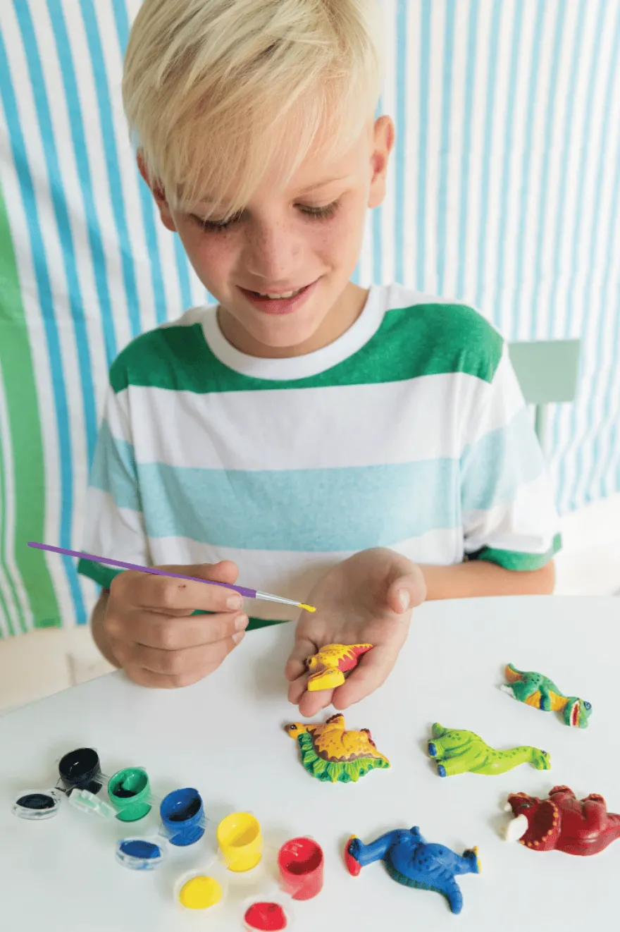 Aktivitetspaket med dinosaurier