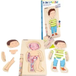 Anatomiskt pussel - Liten pojke