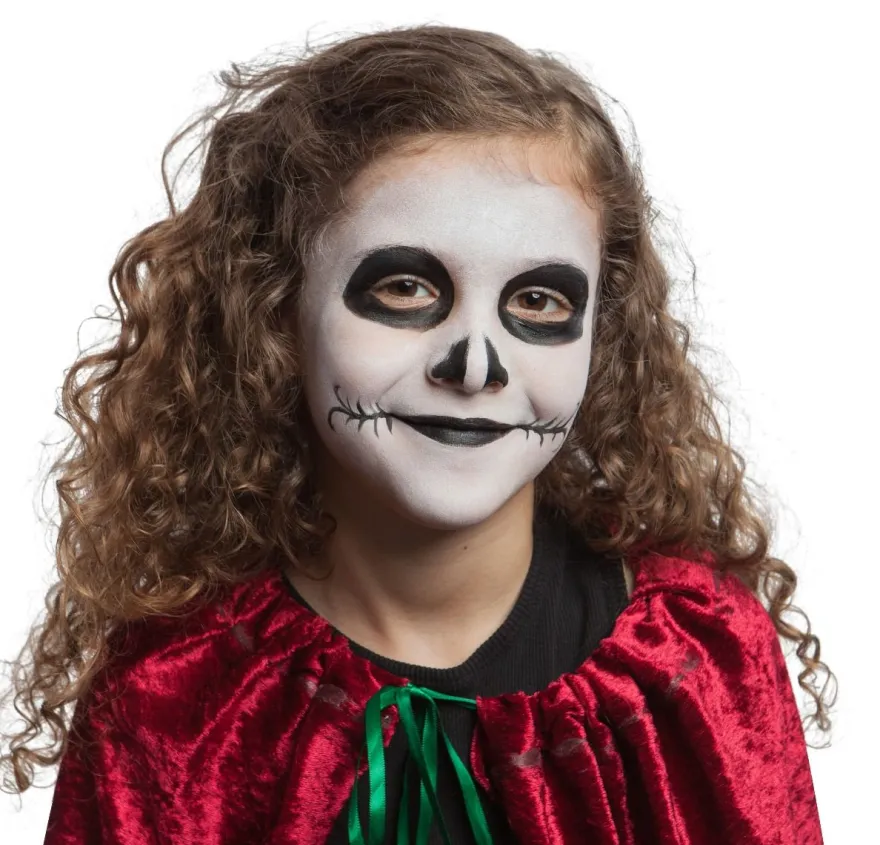 Ansiktsfärger - Halloween, palett med 4 färger