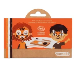 Ansiktsfärg med 3 färger - Tiger & räv