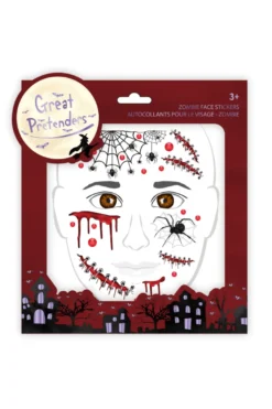 Ansiktsklistermärken - Zombie