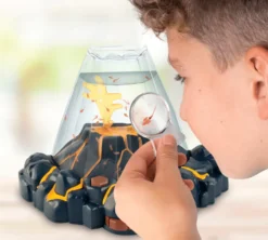 Aqua Dragons i vulkanakvarium med LED-ljus