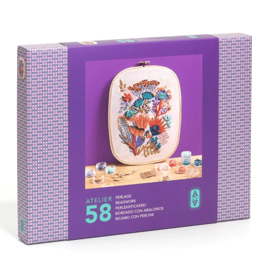 Atelier 58 – Pärlbroderi (blommor)