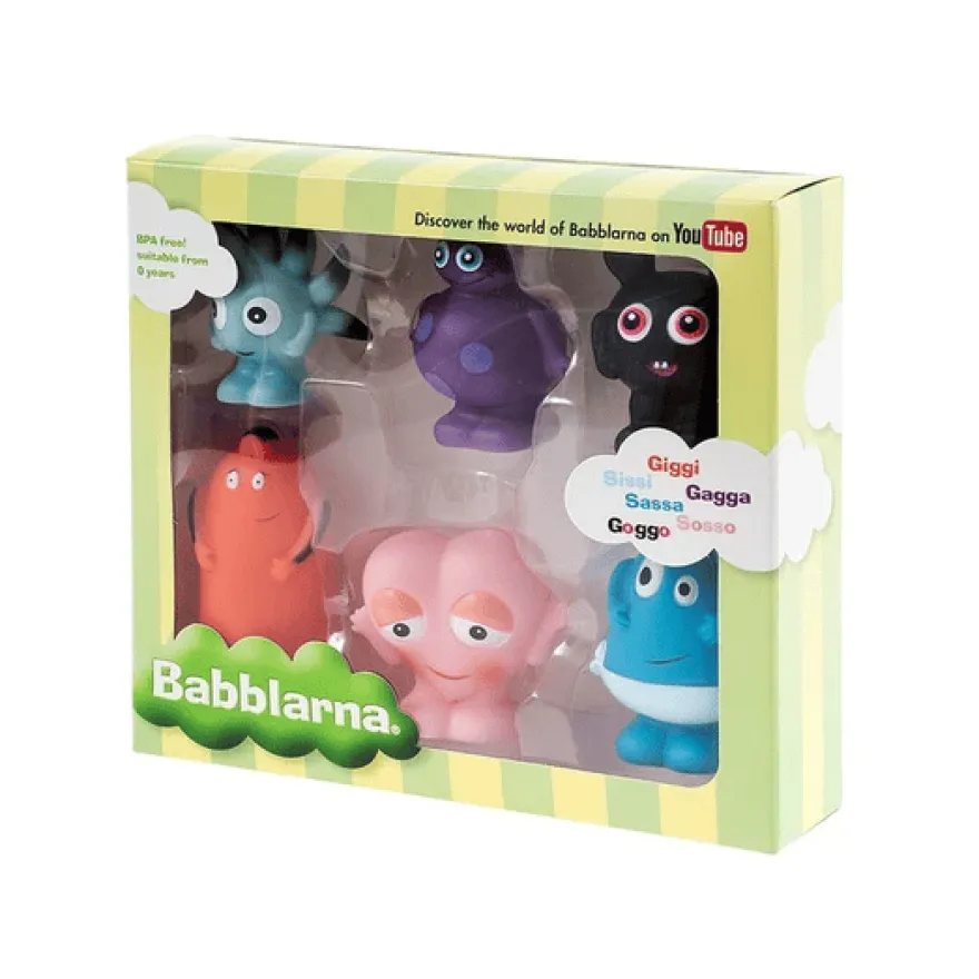 Babblarna språkträning - Plastfigurer (GS-mix)