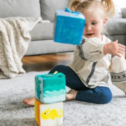 Baby Einstein - Sensoriska tygklossar för bebisar