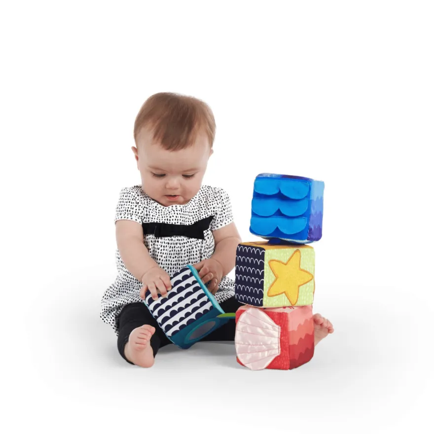 Baby Einstein - Sensoriska tygklossar för bebisar