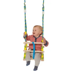 Babygunga av trä