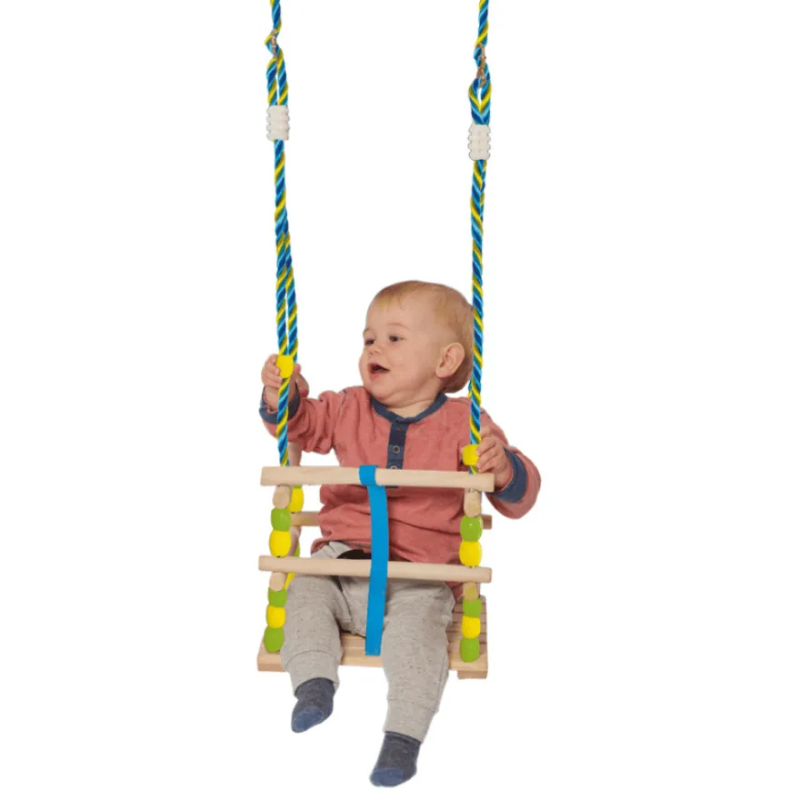 Babygunga av trä