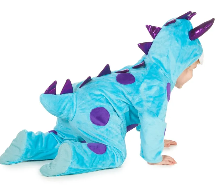 Babyoverall, blått monster
