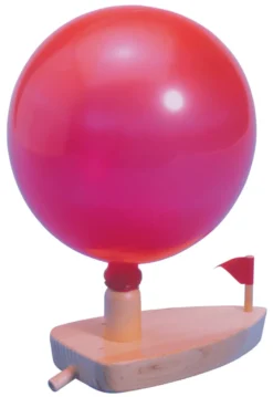 Ballongbåt av trä