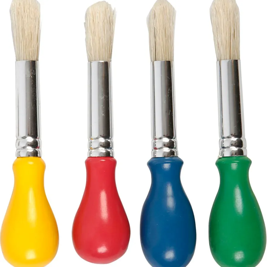 Barnpenslar B: 13 mm, 4 st.