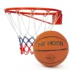 Basketkorg med boll