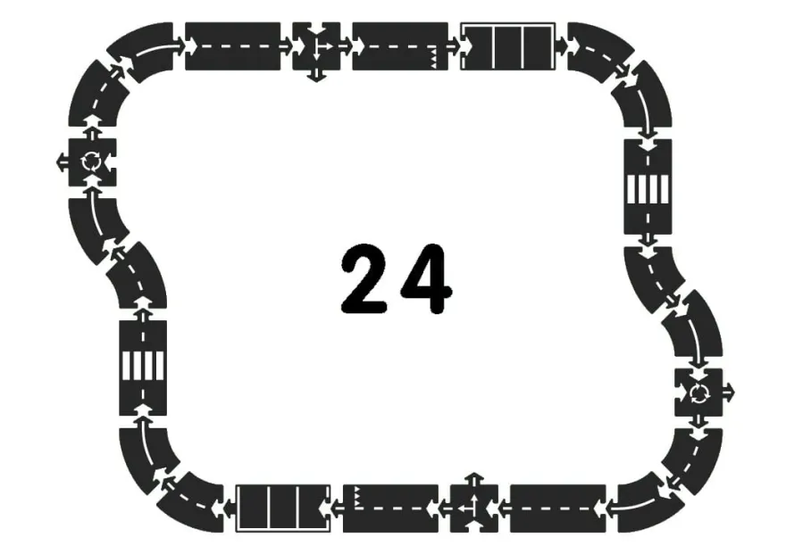 Bilbana - Motorväg, 24 delar