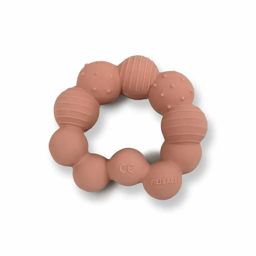 Bitdjur av 100 % naturgummi - Larven Lily