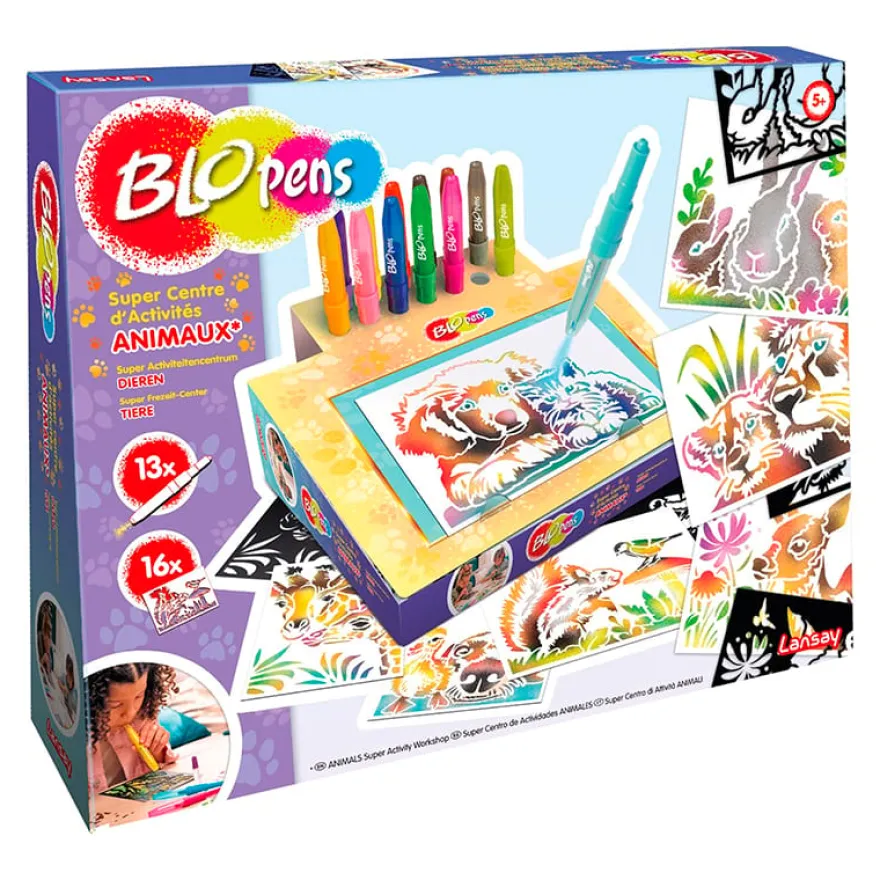 Blåspennor workshop - Djurmotiv