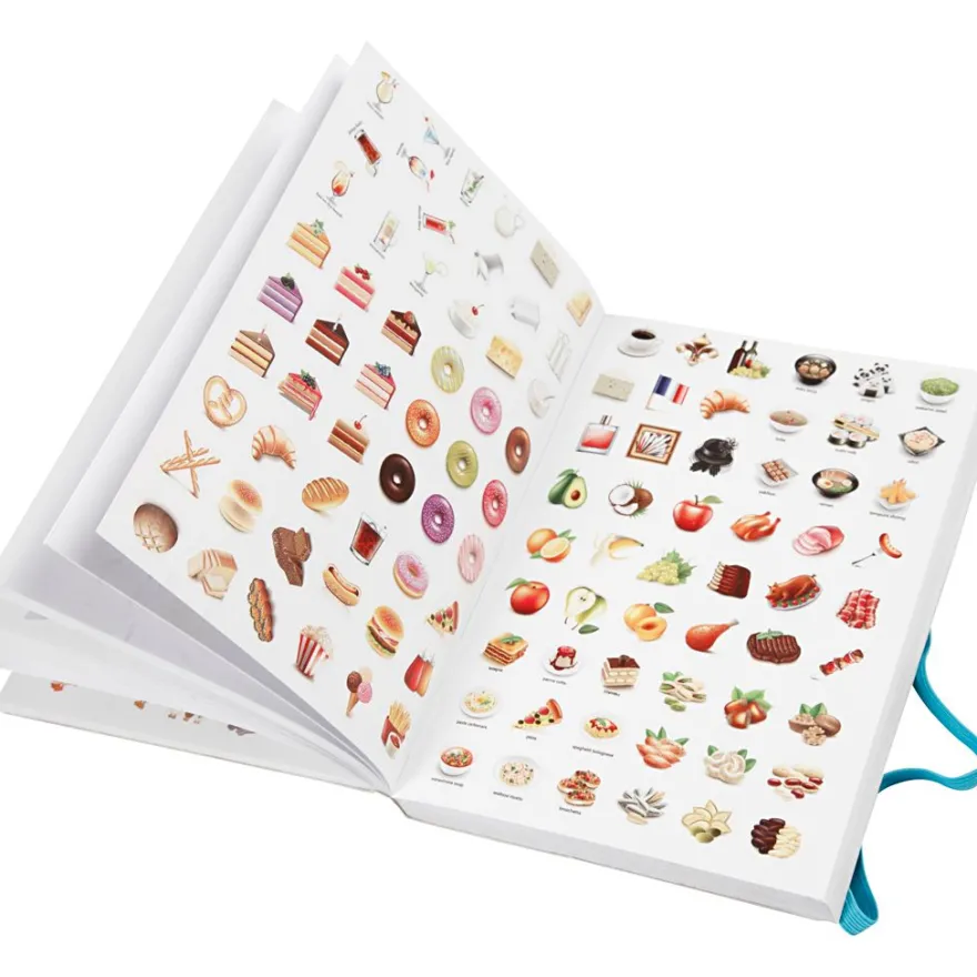 Bok med klistermärken - Diverse, 2800 st.