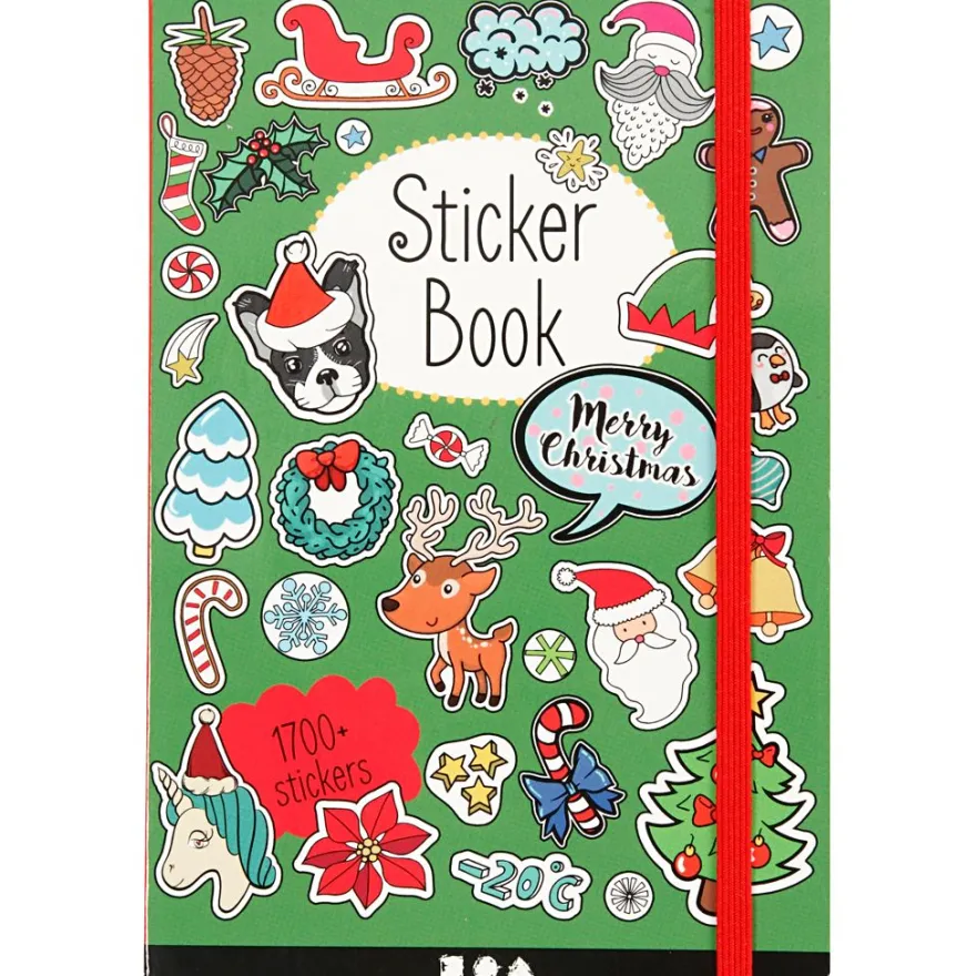 Bok med klistermärken - Jul, 1700 st.