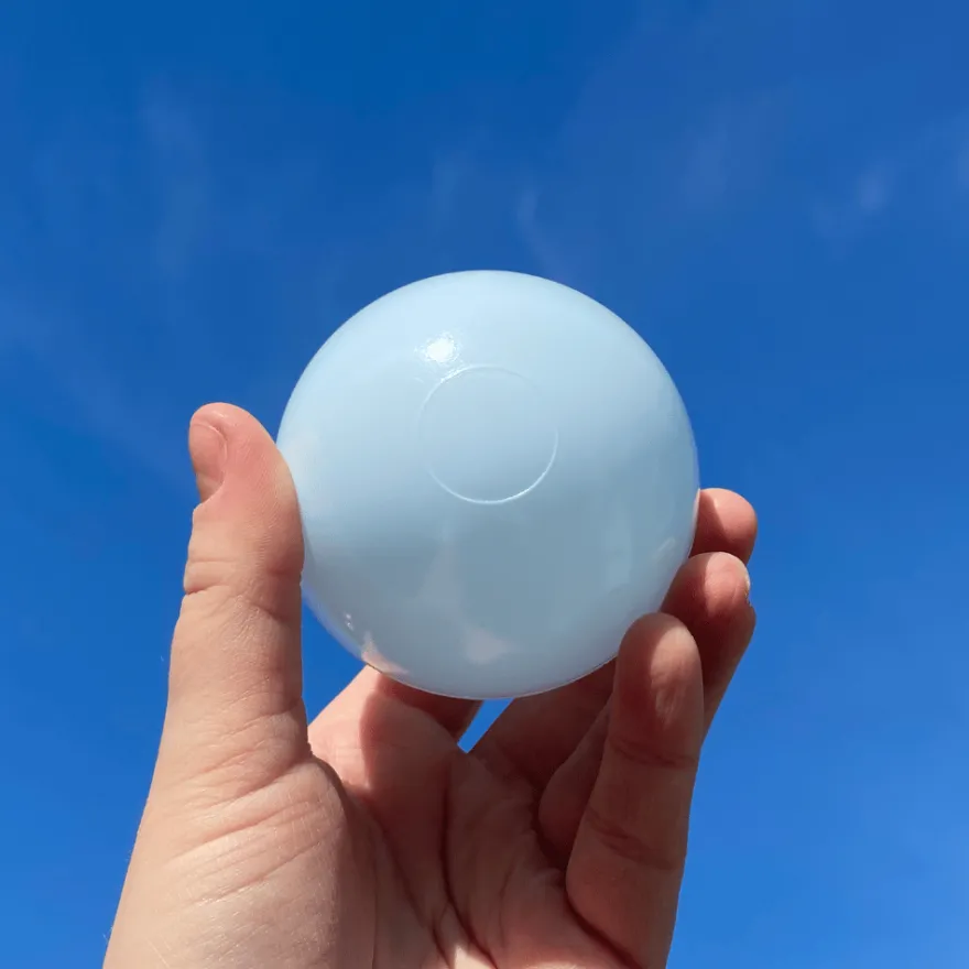 Bollhav bollar Ø7 cm - Blå, 100 stk
