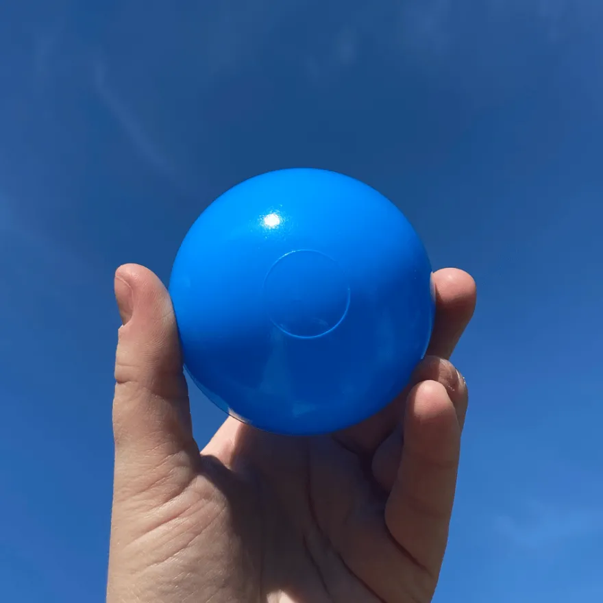 Bollhavsbollar Ø7 cm - Klarblå, 100 st.
