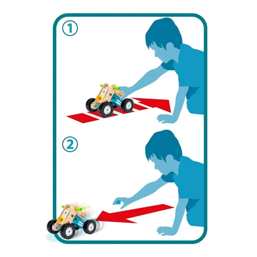 BRIO Builder – Pull back-motorpaket