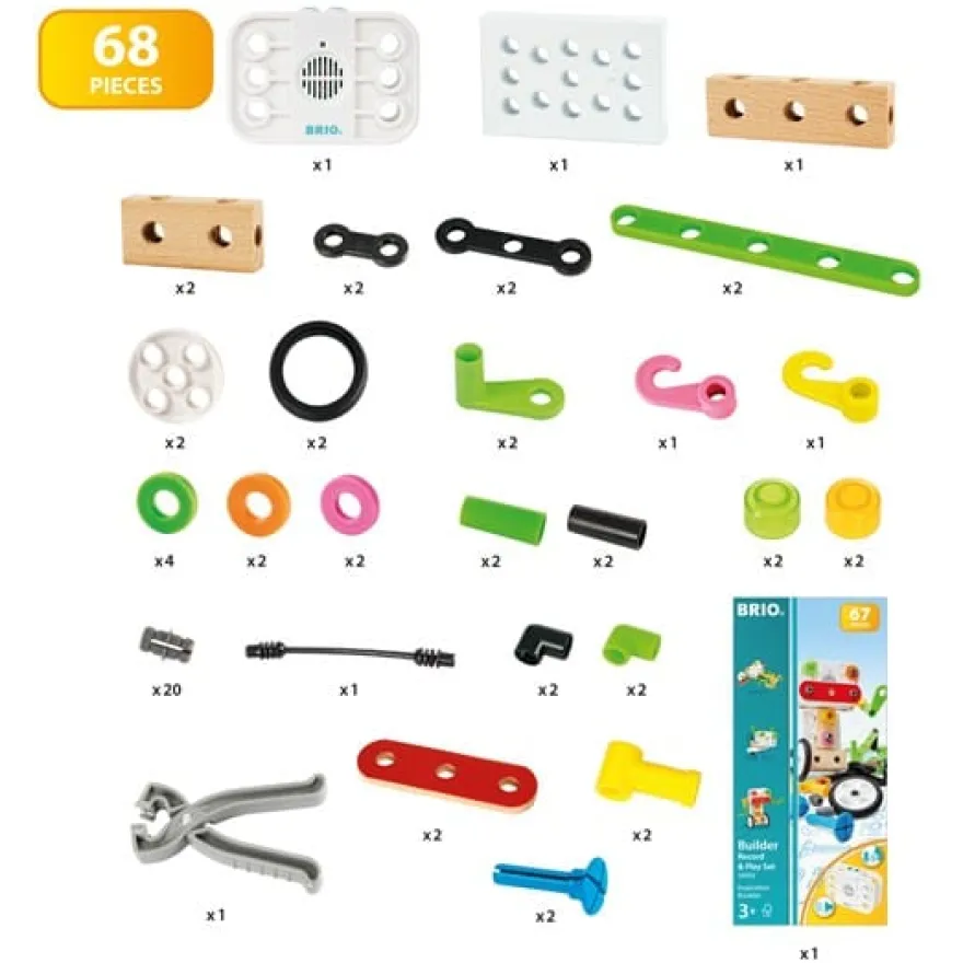 BRIO Builder - Set för att spela in och spela upp