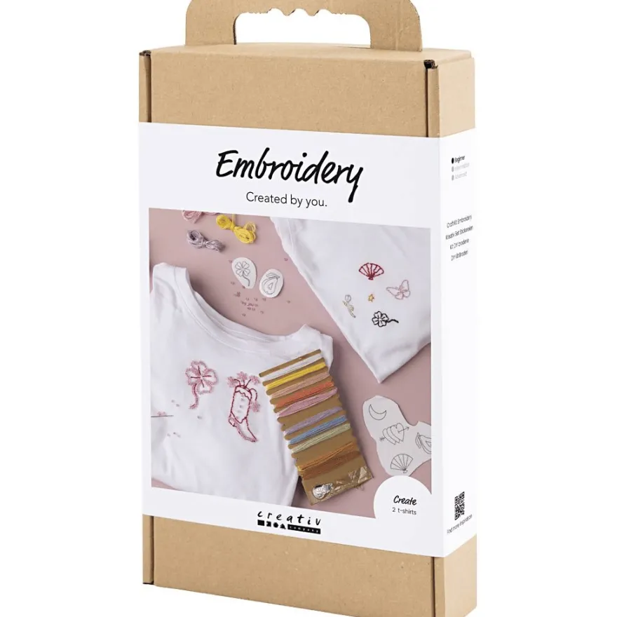 Brodera en egen t-shirt, 2 st.