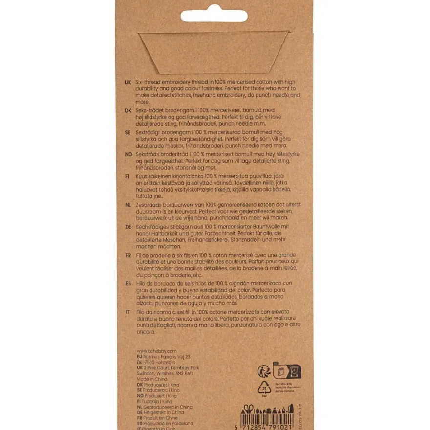 Broderigarn – Natur, 10 x 8 meter
