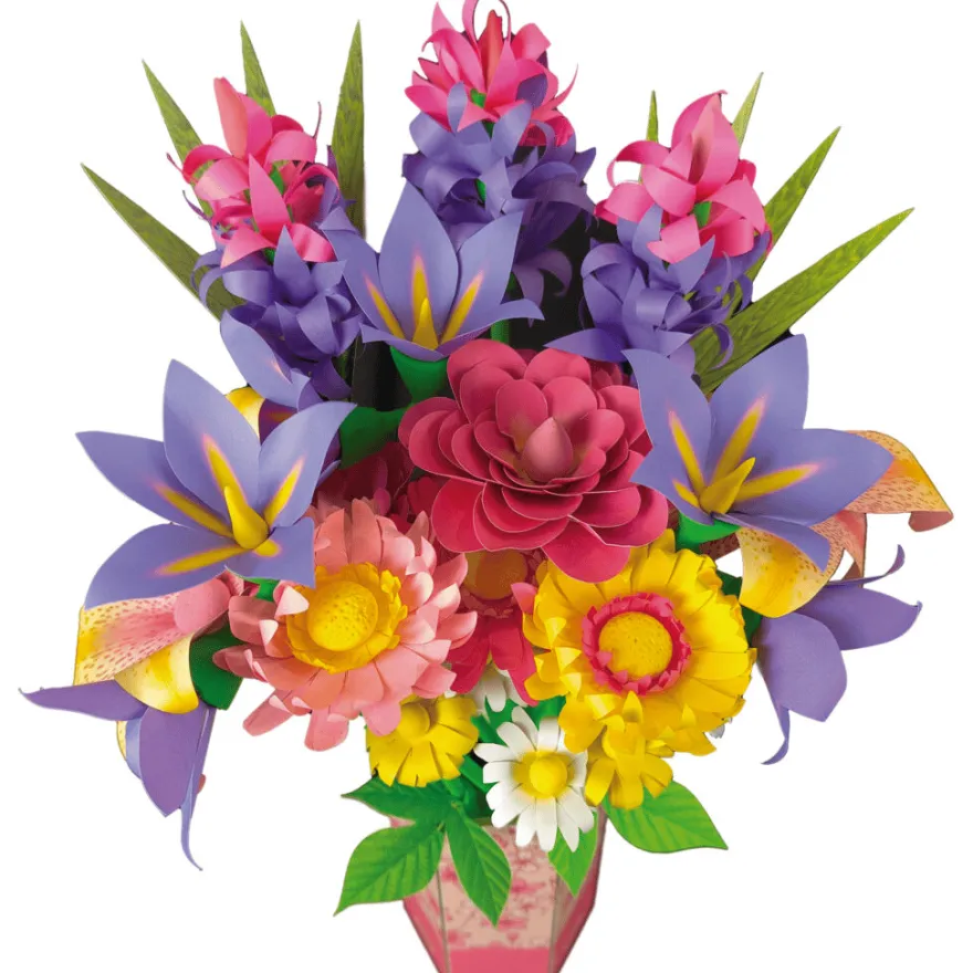 Bygg en bukett (papper) – Vilda blommor