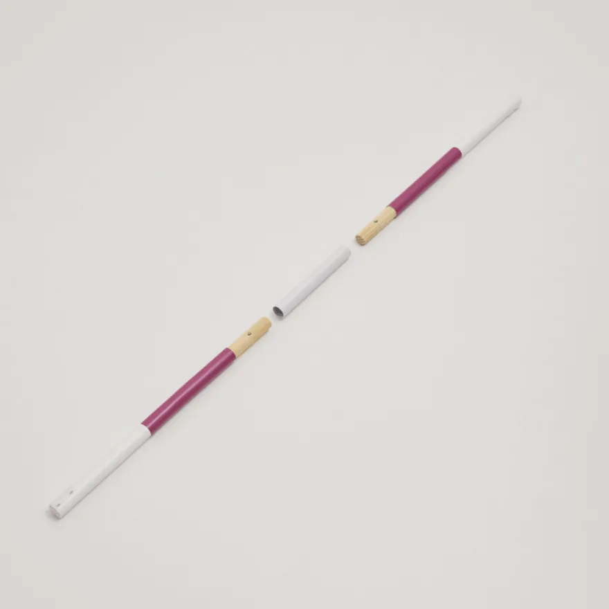Cheval Roi-tillbehör – Bommar, vit/rosa, 2 st.