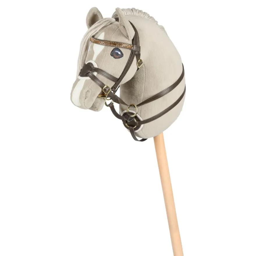 Cheval Roi-tillbehör - Martingal, Brun/guld