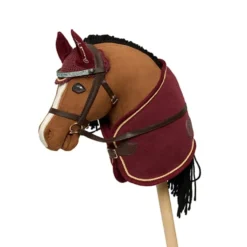 Cheval Roi-tillbehör - Täcke, Bordeaux