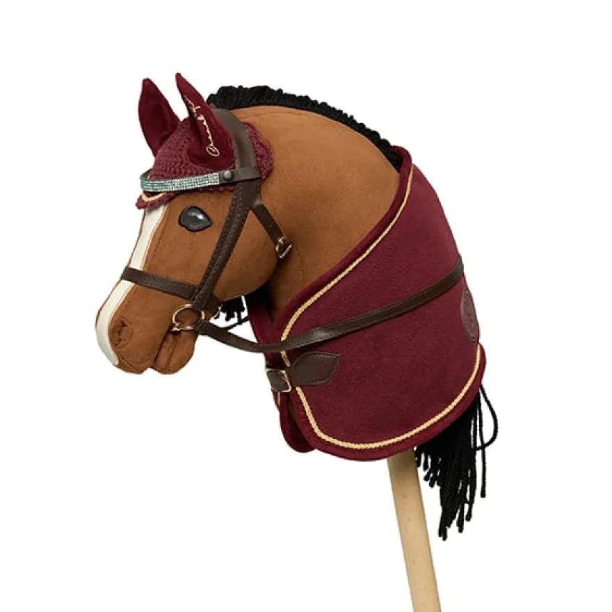 Cheval Roi-tillbehör - Täcke, Bordeaux