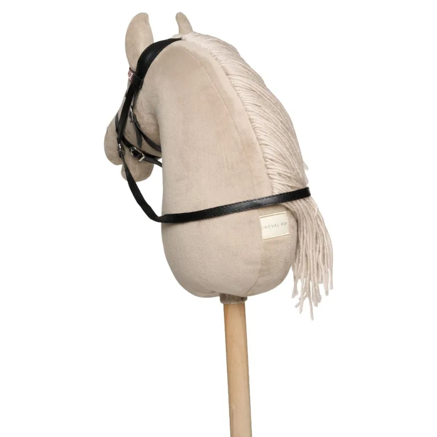Cheval Roi-tillbehör - Träns, svart/rosa strass