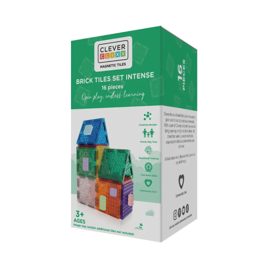 Cleverclixx | Intense Bricks, 16 delar