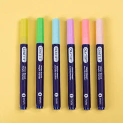 Crateit tuschpennor - Pastell 1 mm., 6 st.