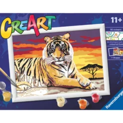 CreArt Paint by Numbers – Tiger