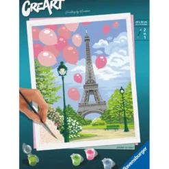 CreArt Paint by Numbers – Vår i Paris
