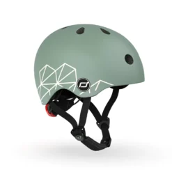 Cykelhjälm för bebis, 45-51 cm - Green lines