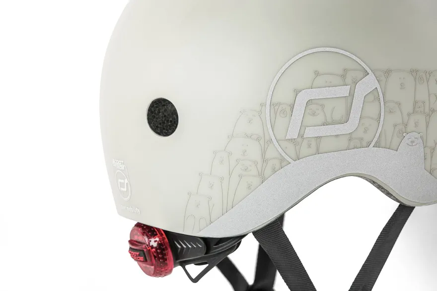 Cykelhjälm till bebis, 45-51 cm - Med reflexer