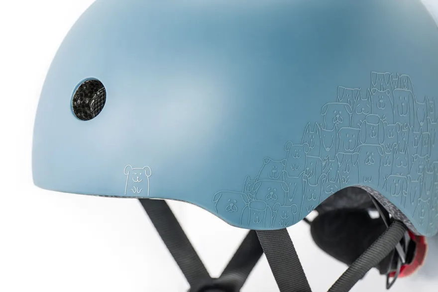 Cykelhjälm till bebis, 45-51 cm - Med reflexer