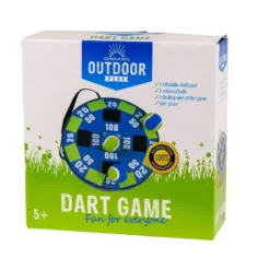 Dartspel med kardborrebollar