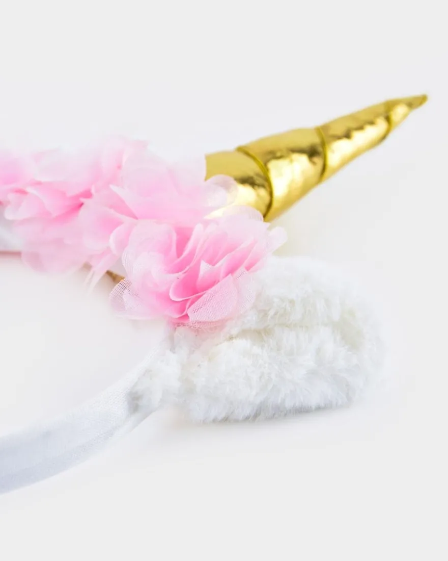 Diadem med enhörningshorn