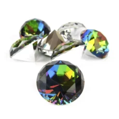 Diamanter Ø 3 cm - Regnbågsfärger - 12 st.