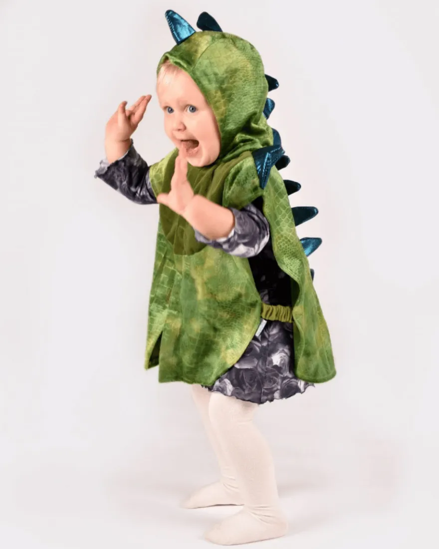Dinosauriedräkt, stl. 1-4 år