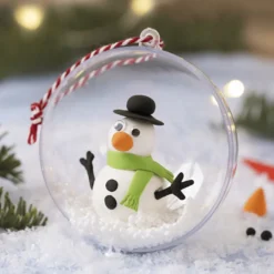 DIY-julhängen - Snögubbe
