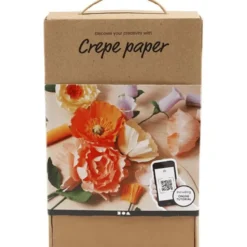 DIY-kit - Blommor i kräppapper