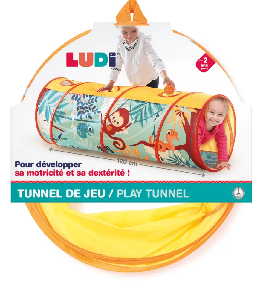 Djungeltunnel Ø45 cm - L: 120 cm